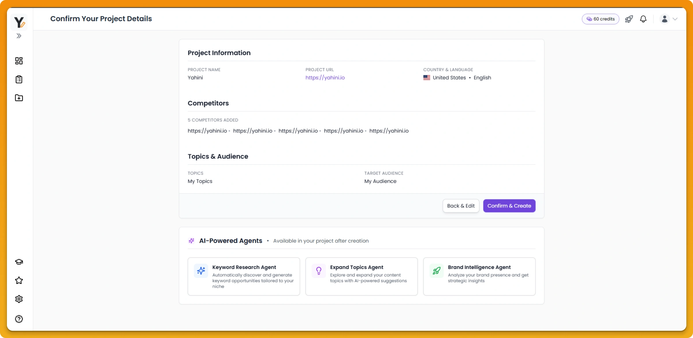 Yahini Confirm Project!