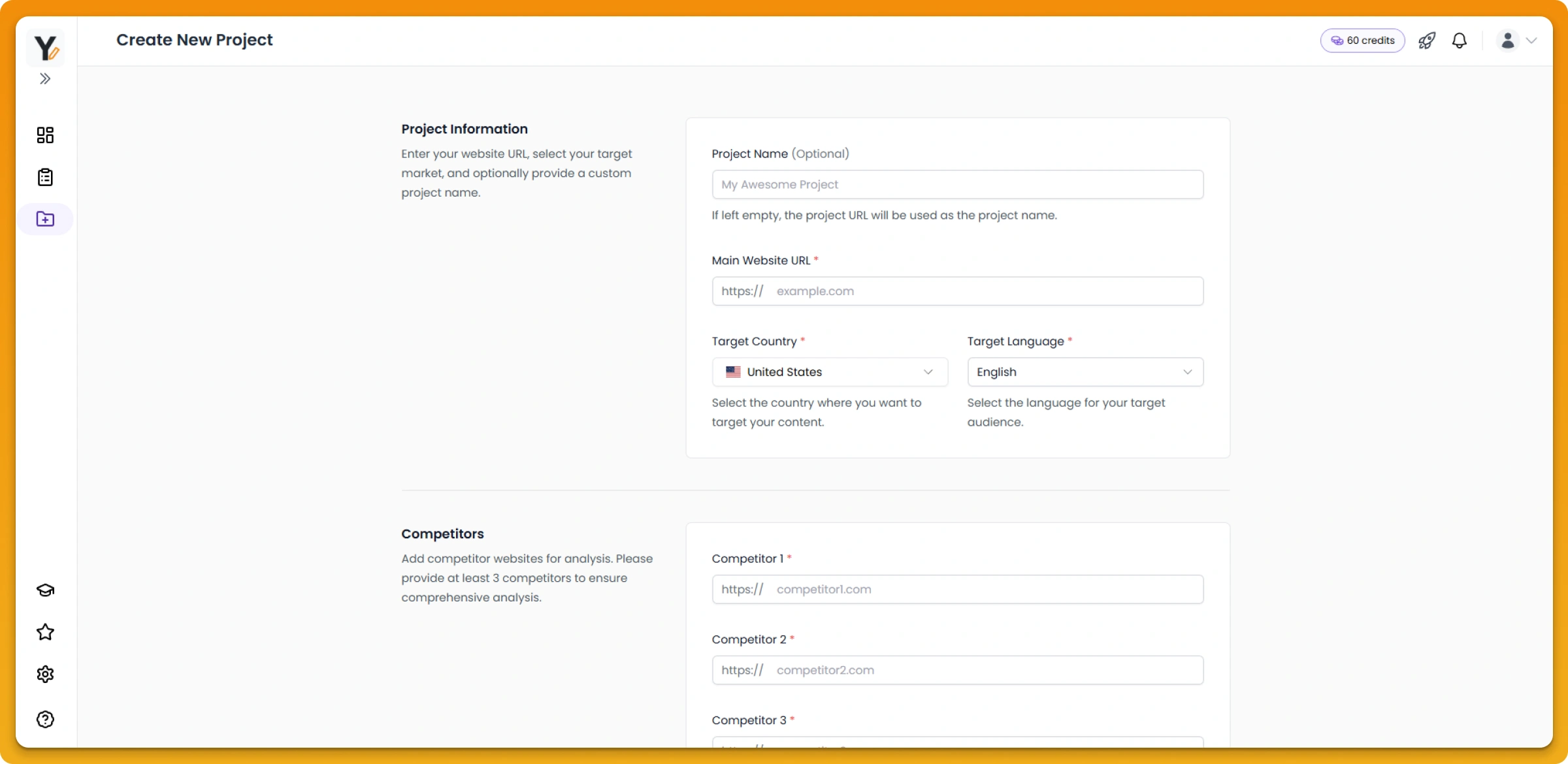 Yahini Create New Project!