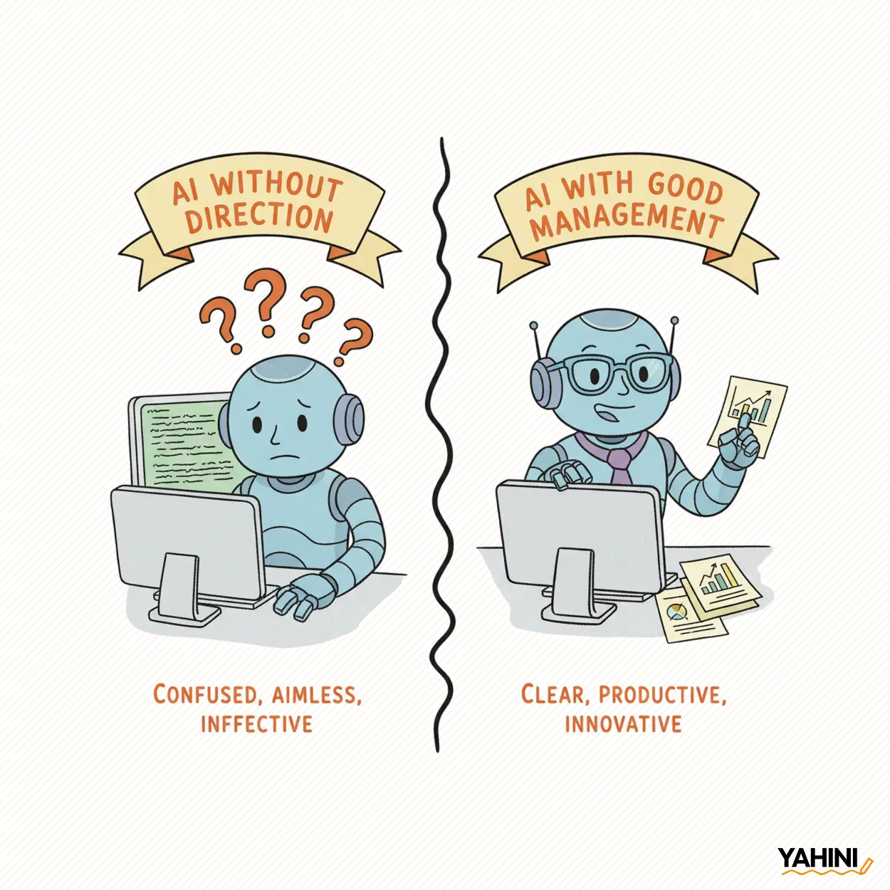 Confused AI vs AI with good management