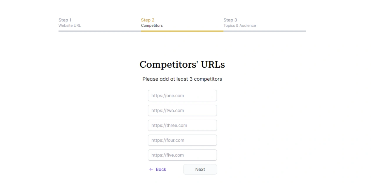 Yahini app new project competitors screen screenshot