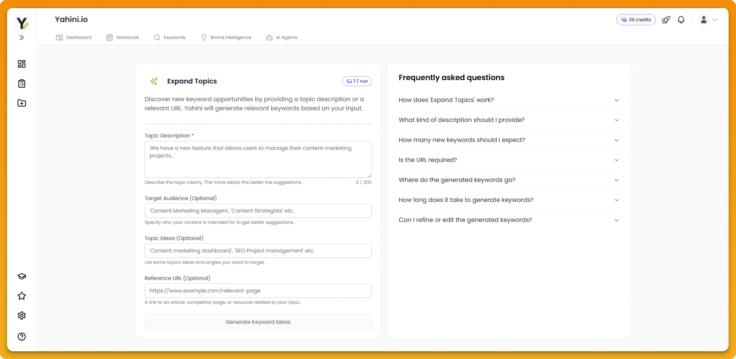 Yahini Expand Topics!