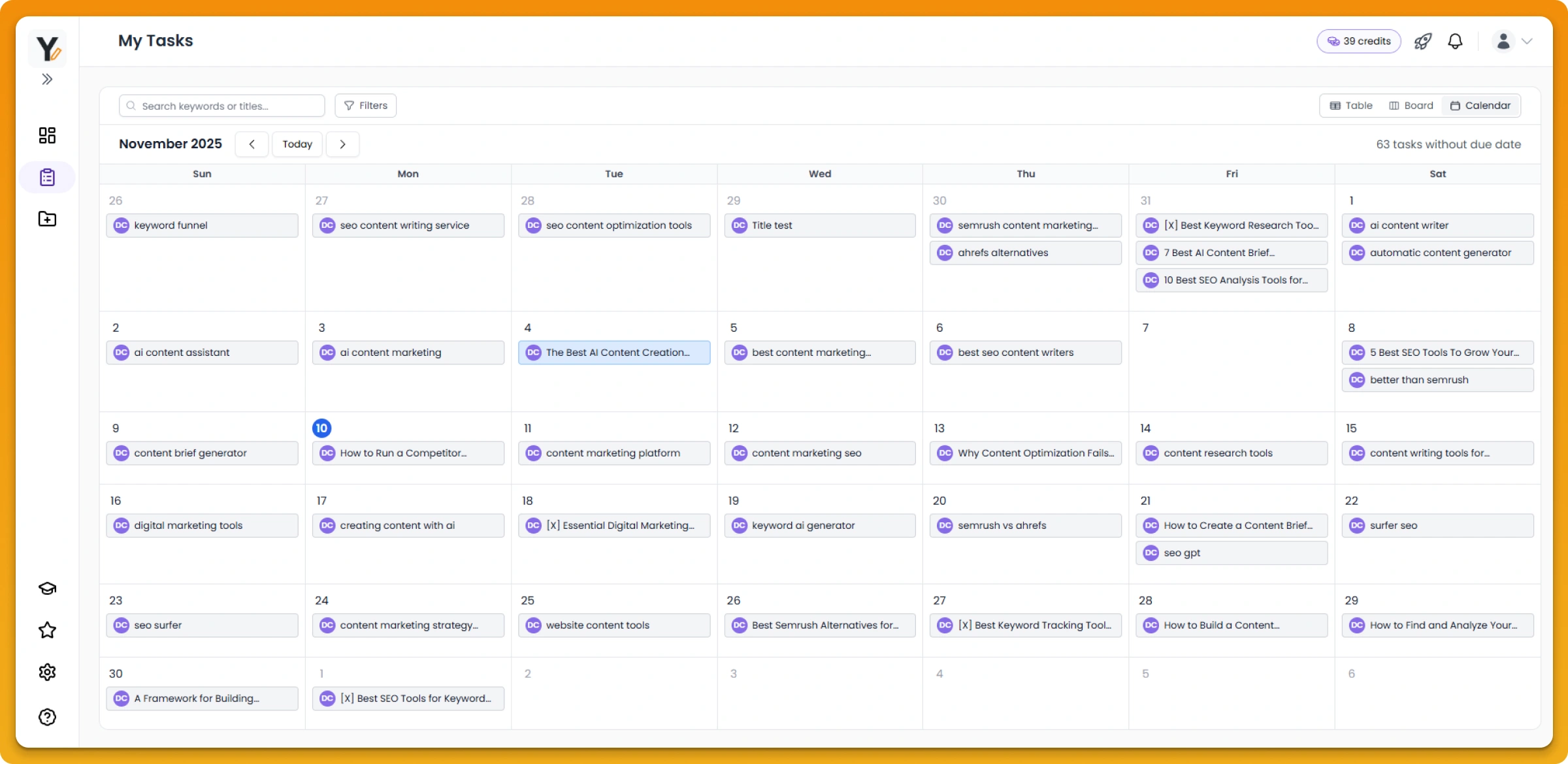 Yahini Calendar Yahini Calendar!